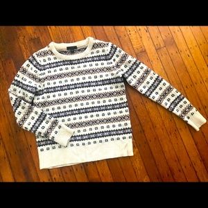 JCrew Fair Isle crewneck sweater